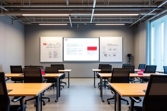 Interior of AzilutCloud's modern coaching space in Haarlem